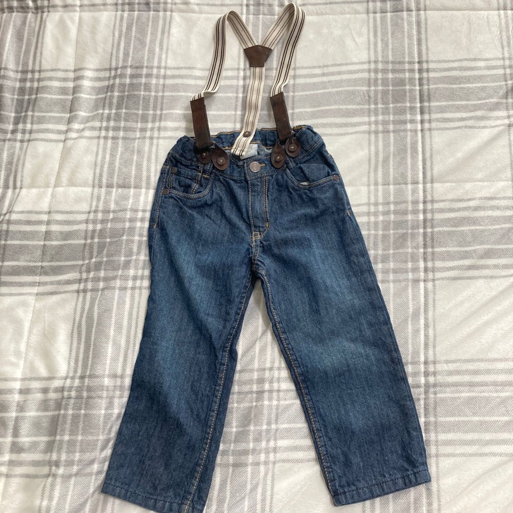 Jeans with Suspenders